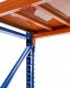 Regał magazynowy FIUGGI Metal 150 cm 60 cm Pomarańczowy 5