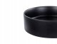Umywalka nablatowa ceramiczna 40 cm czarna TEBAR 4