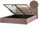 Łóżko z pojemnikiem Boucle ORBEY 160 x 200 cm Brązowy 1