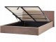 Łóżko z pojemnikiem Boucle ORBEY 160 x 200 cm Brązowy 4