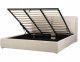 Łóżko z pojemnikiem BAJONNA 180 x 200 cm Jasnobeżowy 1