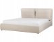 Łóżko z pojemnikiem BAJONNA 180 x 200 cm Jasnobeżowy 4