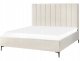 Łóżko z pojemnikiem Boucle SEZANNE 180 x 200 cm Złamana biel 5