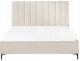 Łóżko z pojemnikiem Boucle SEZANNE 180 x 200 cm Złamana biel 6