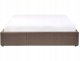 Łóżko z pojemnikiem bez zagłówka Boucle DINAN 140 x 200 cm Beżowoszary 7