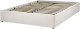 Łóżko z pojemnikiem DINAN 140 x 200 cm Jasnobeżowy 4