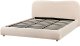 Łóżko z pojemnikiem Boucle BLAGNAC 180 x 200 cm Jasnobeżowy 5