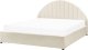 Łóżko z pojemnikiem Boucle CHADENET 160 x 200 cm Złamana biel 4