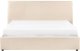 Łóżko z pojemnikiem Boucle LAVAUR 160 x 200 cm Beżowy 4