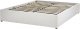 Łóżko z pojemnikiem DINAN 140 x 200 cm Jasnoszary 4