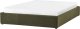 Łóżko z pojemnikiem bez zagłówka Boucle DINAN 160 x 200 cm Ciemnozielony 6