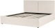Łóżko z pojemnikiem MOISSAC 180 x 200 cm Beżowy 5