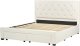 Łóżko z szufladami Welur LIEVIN 180 x 200 cm Kremowy 6