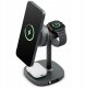 Ładowarka Prestigio Charging station Energea MagArctic Stand 4in1 Qi2 with cooling and cable graphite 1