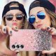 krainaGSM Etui do Samsung Galaxy M34 5G CASE BROKAT PLECKI SILICONE + SZKŁO 9H 5