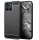 Hello Case Etui do Motorola Moto G56 (Czarne, Pancerne, Karbonowe, Ochronne, Case) 1