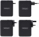 Ładowarka StarTech .com 140W USB-C Wall Charger, USB-C/USB-A, PD GaN Power Adapter - Zasilacz - Technologia GaN - 140 Watt - 5 A - Power Delivery 3.1 - 4 wyjściowe złącza (USB, 3 x USB-C) - czarny 4