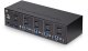 StarTech.com 4-Port Dual-Monitor DisplayPort KVM Switch, 4K 60Hz, 2x USB 5Gbps Hub Ports, 2x USB 2.0 HID Ports, Hotkey and Push-Button Switching, TAA Compliant - 3.5mm Audio, HDCP (P4DD46A2-KVM-SWITCH) - KVM-/Audio-Switch - 4 x KVM/Audio/USB - 1 loka 8