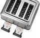 Toster BUYDEEM Toster na 4 kromki, model DT640E, kolor Stal nierdzewna, EU 3