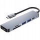 HUB USB Adapter 6w1 HUB USB-C HDMI SD 4K Macbook M1 AIR 9