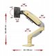 F80-XD Lava Yellow Solidny Ergonomiczny Uchwyt do Monitora 17'-30' Regulacja 3D VESA PIVOT 7