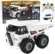 LeanToys Ciężarówka Wywrotka Zdalnie Sterowana RC Światła Dźwięki Biała 1:24 1