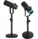 MOZOS GM-ONE CZARNY MIKROFON DYNAMICZNY USB XLR RGB LED 23