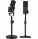 MOZOS GM-ONE CZARNY MIKROFON DYNAMICZNY USB XLR RGB LED 3