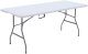 Stół Składany Z Blokadą Cateringowy Bankietowy Stolik Biały 180 x 74 cm 4