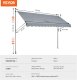 Verk Markiza Tarasowa 350 x 120 cm z Korbką Ręczną 2