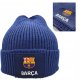 Czapka Zimowa Dla Dorosłych FC Barcelona Herb Logo Barca Beanie Niebieska 1