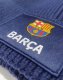 Czapka Zimowa Dla Dorosłych FC Barcelona Herb Logo Barca Beanie Niebieska 3