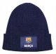 Czapka Zimowa Dla Dorosłych FC Barcelona Herb Logo Barca Beanie Niebieska 6