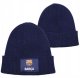 Czapka Zimowa Dla Dorosłych FC Barcelona Herb Logo Barca Beanie Niebieska 8