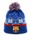 Czapka Zimowa FC Barcelona Dziecięca Pompon Herb Śnieżynka Świąteczna 5