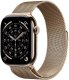 Smartwatch Apple Watch 11 GPS + Cellular 46mm Gold Titanium Milanese Loop M/L Złoty  (MFD84ZR/A) 1