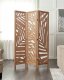 Beliani 3-panelowy składany parawan pokojowy drewniany 170 x 122 cm jasne drewno VERNAGO 2