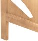 Beliani 3-panelowy składany parawan pokojowy drewniany 170 x 122 cm jasne drewno VERNAGO 7