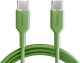Kabel USB Puro USB-C - USB-C 1.5 m Zielony (8018417528835) 1