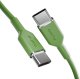 Kabel USB Puro USB-C - USB-C 1.5 m Zielony (8018417528835) 3
