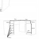 Biurko Gamingowe Narożne Białe Arcalis125 3