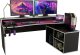 Biurko Gamingowe Supernova214 Led - Czarno-Białe 9