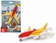 Impulse Sky flyer gul/rød 18 cm, batteridrevet, flyver under loftet 1