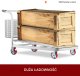 Kółka Transportowe Rolki do Przesuwania Mebli z Hamulcem 15 x 5 cm Zestaw 4 10