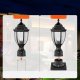 Vevor Lampa Ogrodowa Zewnętrzna Słupkowa z Czujnikiem Światła 390 mm 2 Sztuki 5
