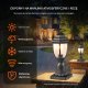 Vevor Lampa Ogrodowa Zewnętrzna Słupkowa z Czujnikiem Światła 390 mm 2 Sztuki 9