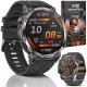 SMARTWATCH MĘSKI ZEGAREK CHAT GPT GPS ROZMOWY SPORT 650mAh 2 paski MENU POL 1