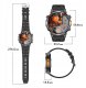 SMARTWATCH MĘSKI ZEGAREK CHAT GPT GPS ROZMOWY SPORT 650mAh 2 paski MENU POL 5