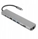 HUB ADAPTER 8W1 USB-C 3.0 SD FT HDMI 4K PD LAN RJ45 USB-C MHL Thunderbolt 3 12