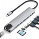 HUB ADAPTER 8W1 USB-C 3.0 SD FT HDMI 4K PD LAN RJ45 USB-C MHL Thunderbolt 3 13